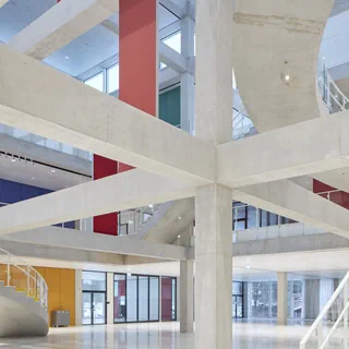 Innenansicht des HSG Learning Center 