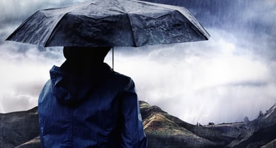 Aufziehendes Gewitter