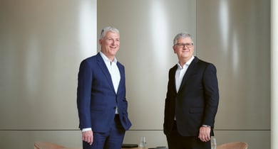 Stefan Mäder und Urs Arbter Jahresmagazin VIEW 2024 