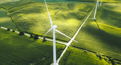 Windrad zur Erzeugung von Windenergie