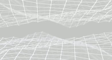 Zwei abstrakte Netze symbolisieren die Bedeutung der Vernetzung von Daten im Bereich Open Insurance