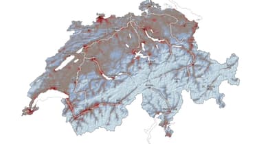 Karte des Erdbebenrisikomodells