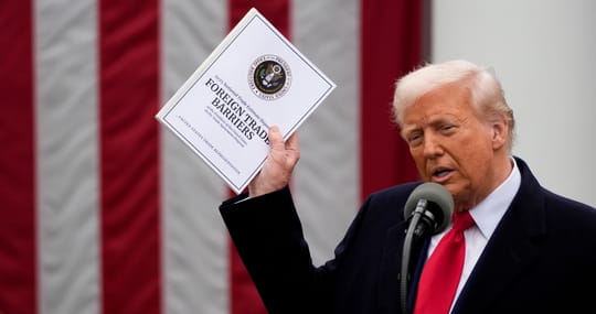S President Donald Trump speaks during a tariff announcement in the Rose Garden of the White House in Washington, DC, USA, 02 April 2025.