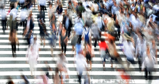 Beschäftigte Menschen