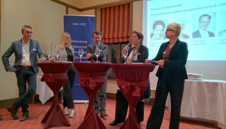 Kai-Nicholas Kunze, Isabelle Chappuis, Marco Salvi, Isabelle Chevalley et Claudine Amstein au Forum romand 2019