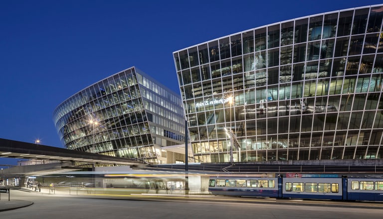 The Circle Gebäude am Flughafen Zürich