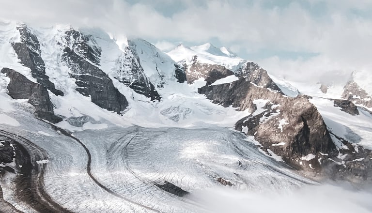 Gletscher_Titelbild Nachhaltigkeitsreport 2021