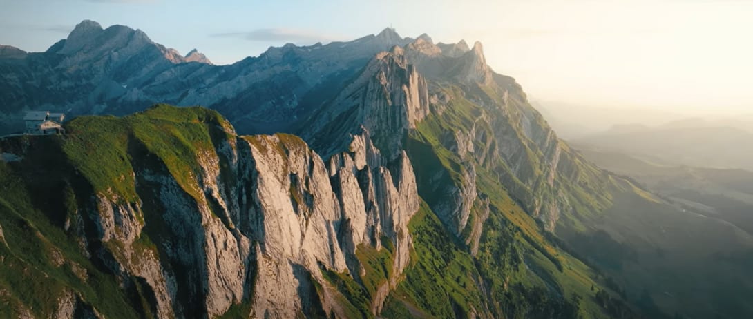 Sonnenaufgang Schweizer Berge